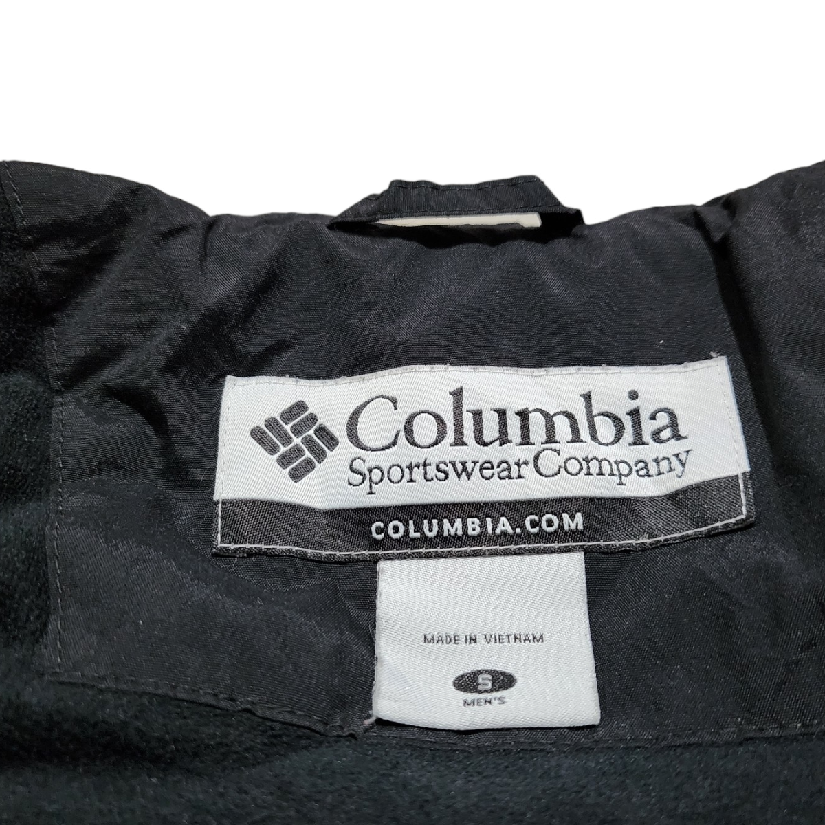 Chamarra Columbia Chico S Negro Con Gris