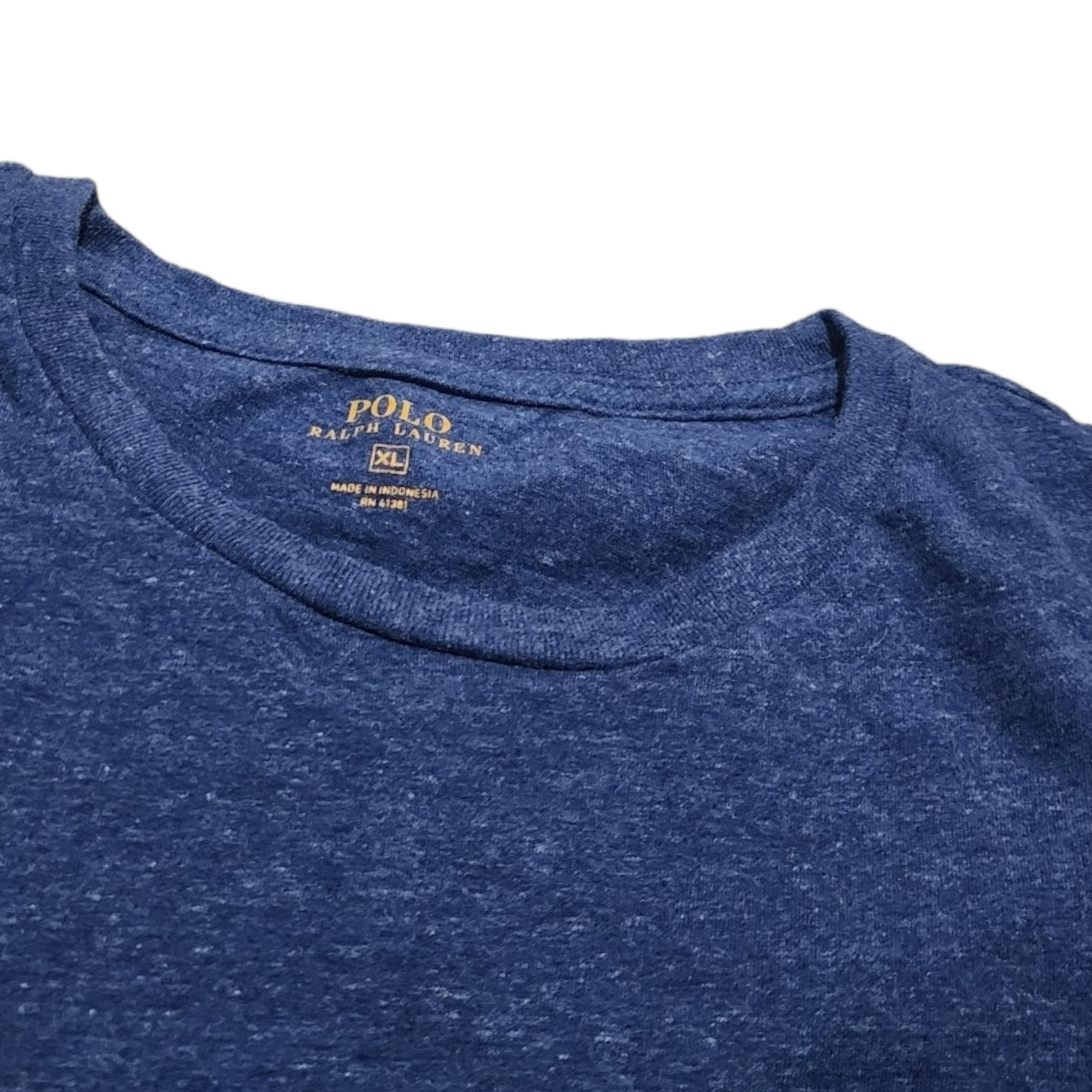 Playera Manga Larga Ralph Lauren Xgrandexl Azul Pony Vino