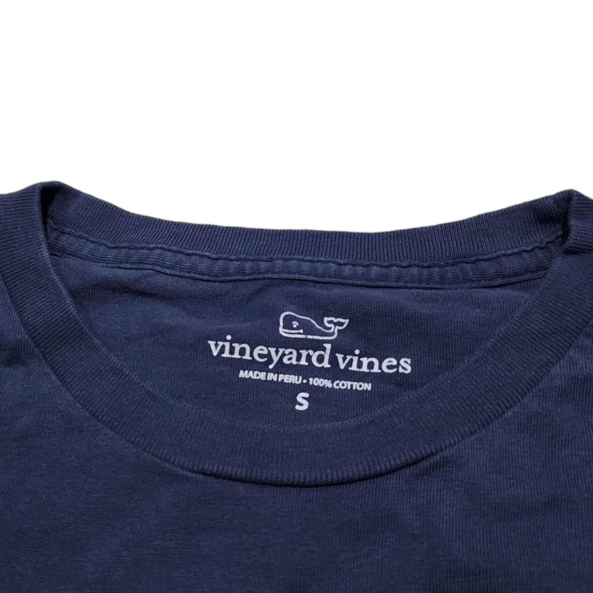 Playera Manga Larga Vineyard Vines Chico S Azul Deslavado