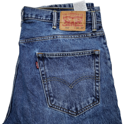 Pantalon Levis 550 38x32 Recto Azul