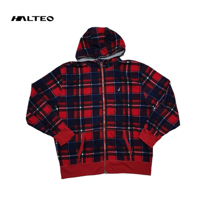 Sudadera Nautica Xgrande Xl Rojo Y Azul