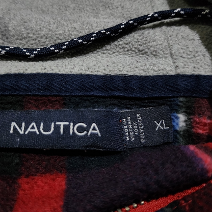 Sudadera Nautica Xgrande Xl Rojo Y Azul