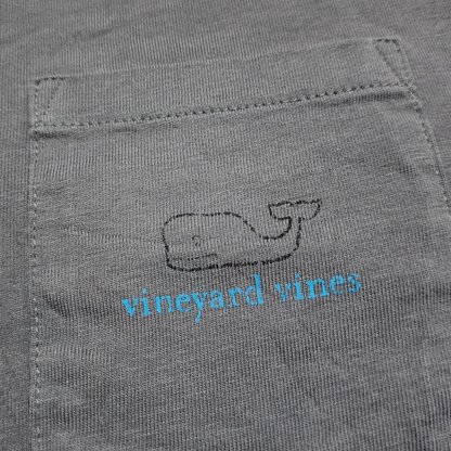 Playera Manga Larga Vineyard Vines Chico S Gris