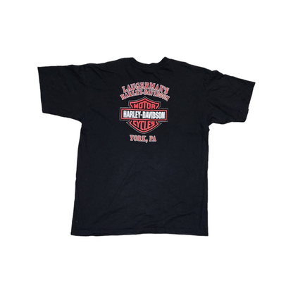 Playera Harley Davidson Xgrande Xl York, Pensilvania Negro