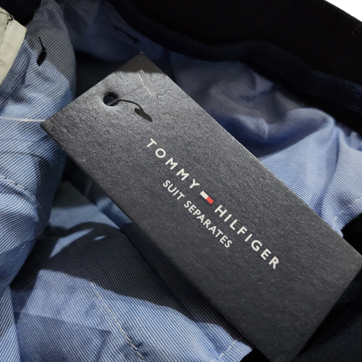 Pantalon Tommy Hilfiger 36x29 Azul De Vestir