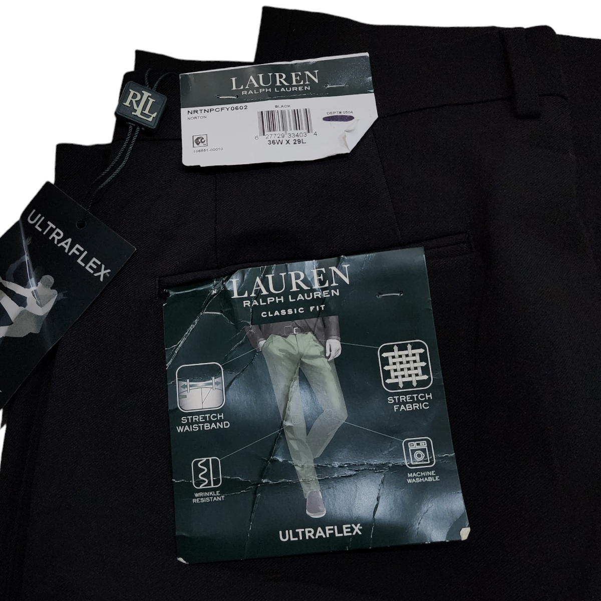 Pantalon Lauren Ralph Lauren 36x29 Ultraflex Classic Fit