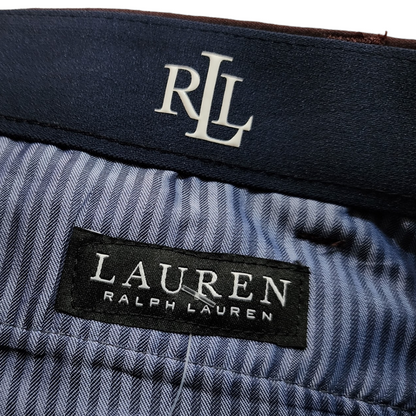 Pantalon Lauren Ralph Lauren 38x32 Vino Etiqueta Negra