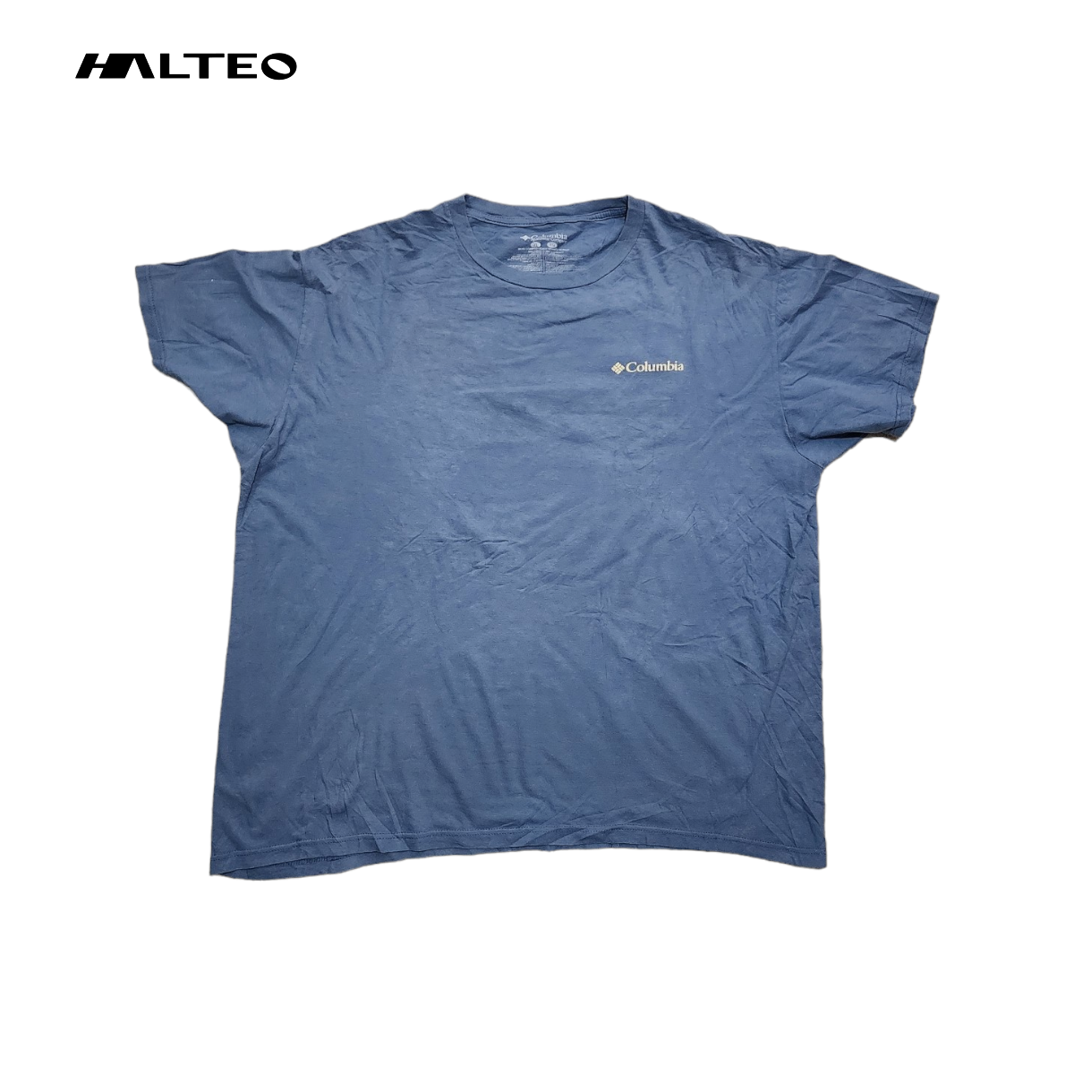 Playera Columbia Xgrande Xl Azul Deslavado