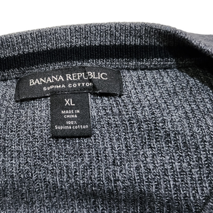 Sueter Banana Republic Xgrande Xl Azul Grisáceo