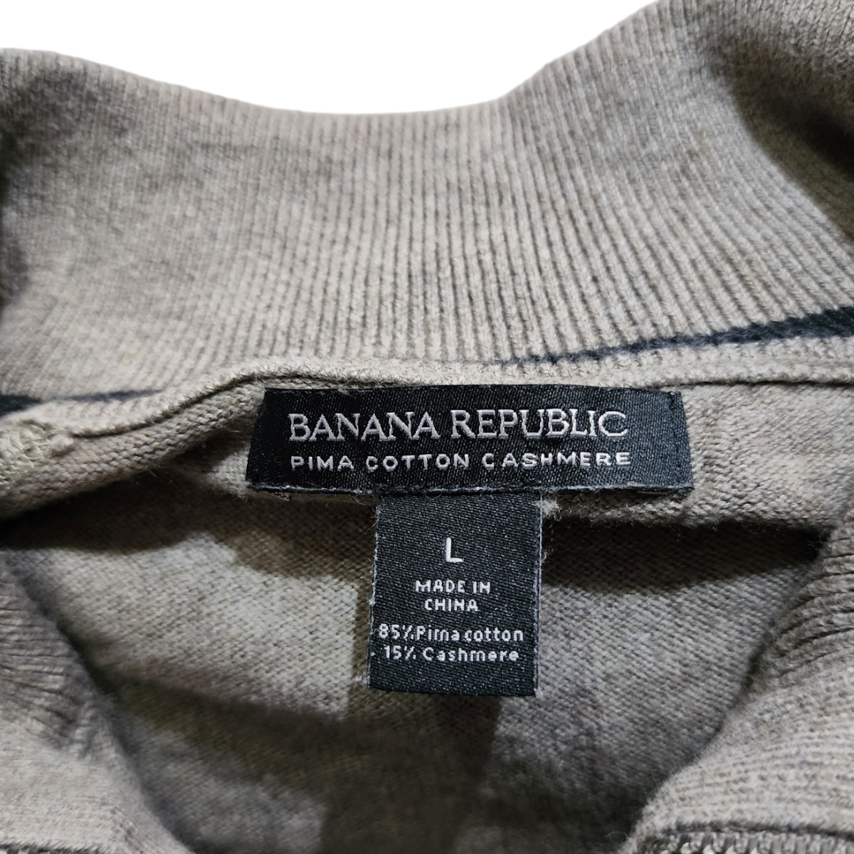 Sueter Cuello Alto Banana Republic Grande L Negro