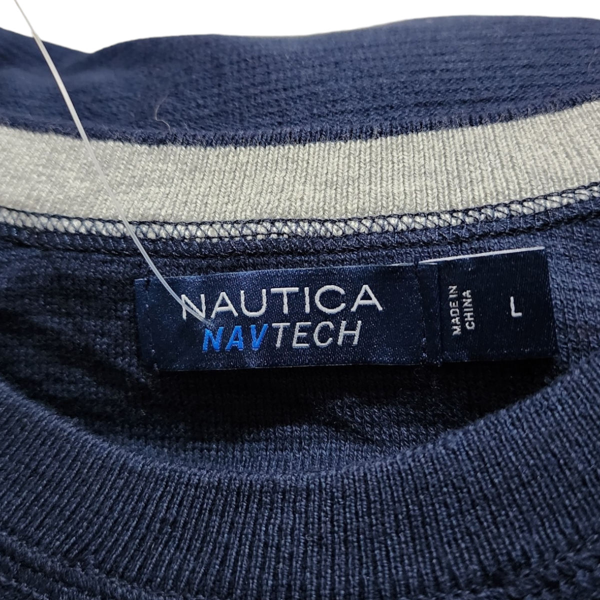 Sueter Nautica Grande L Azul