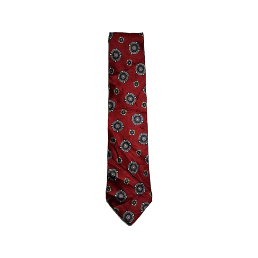 Corbata Christian Dior Roja Figuras