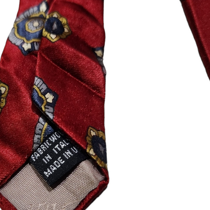 Corbata Christian Dior Roja Figuras