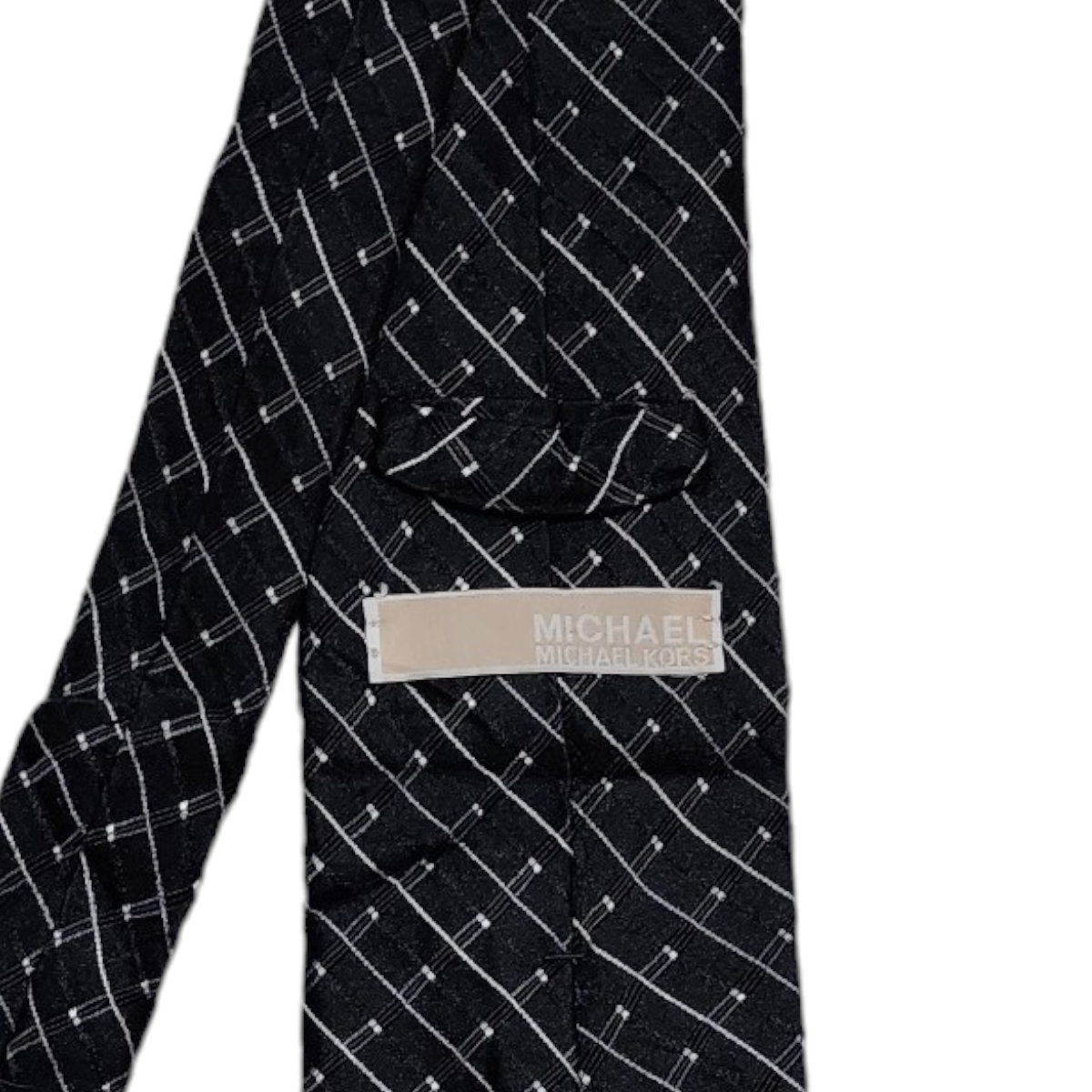 Corbata Michael Kors Negra Figuras