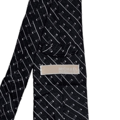 Corbata Michael Kors Negra Figuras