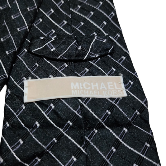 Corbata Michael Kors Negra Figuras
