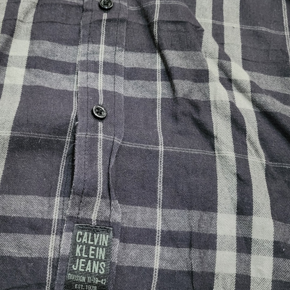 Camisa Columbia Xgrande Xl Café Cuadros