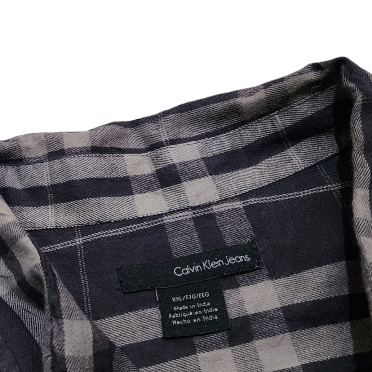 Camisa Columbia Xgrande Xl Café Cuadros