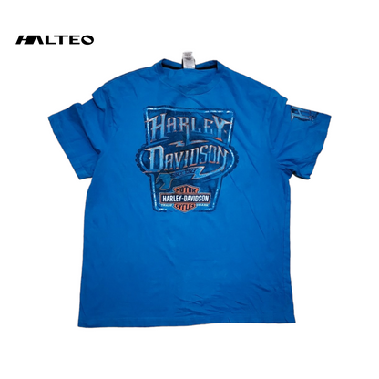 Playera Harley Davidson Xgrande Xl Michigan Azul