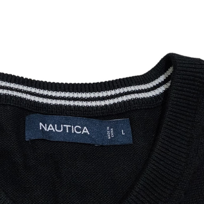 Sueter Nautica Grande L Negro