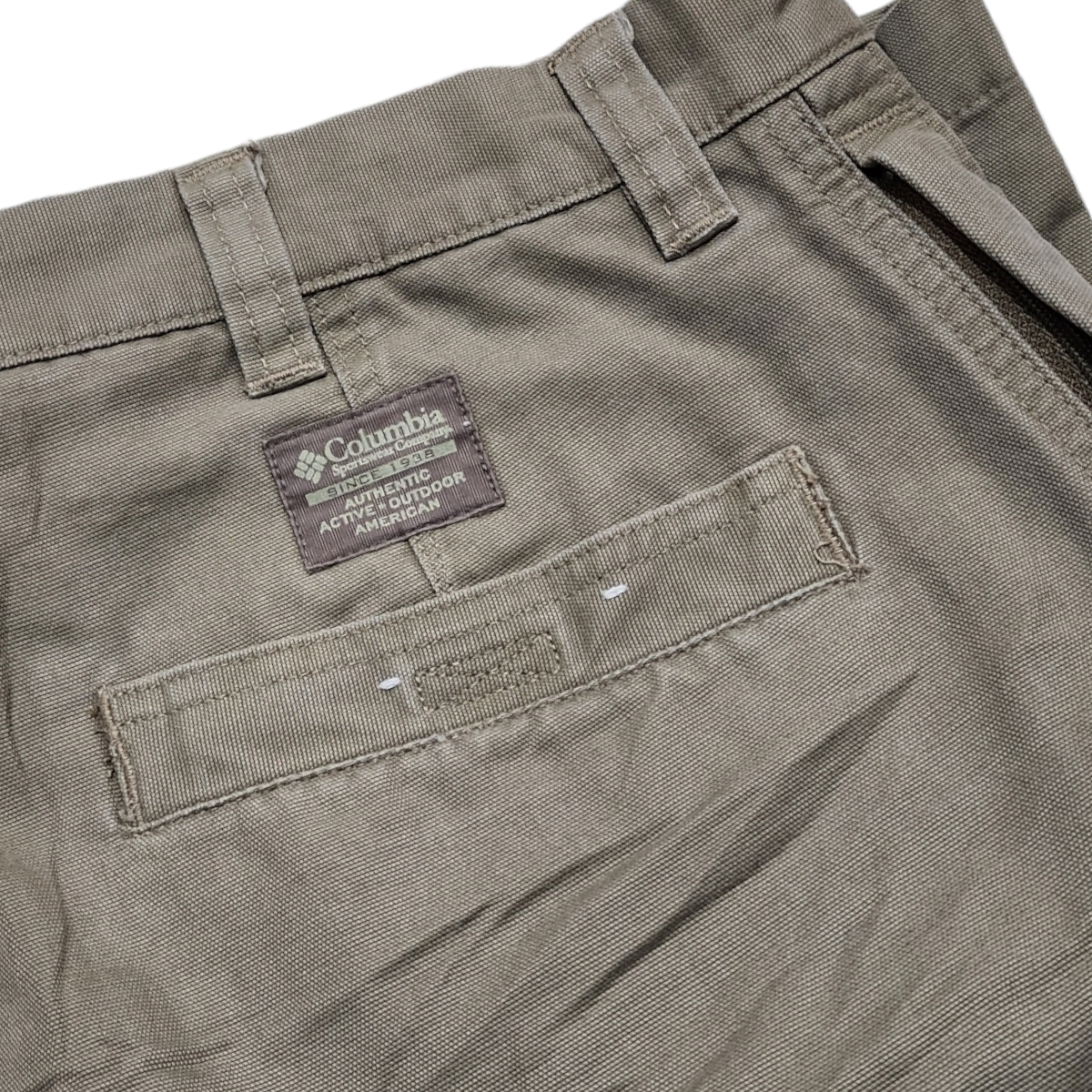 Pantalon Columbia 36x32 Café Recto