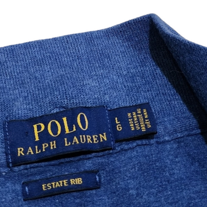 Sueter Ralph Lauren Grande L Azul Estate Rib Pony Colores