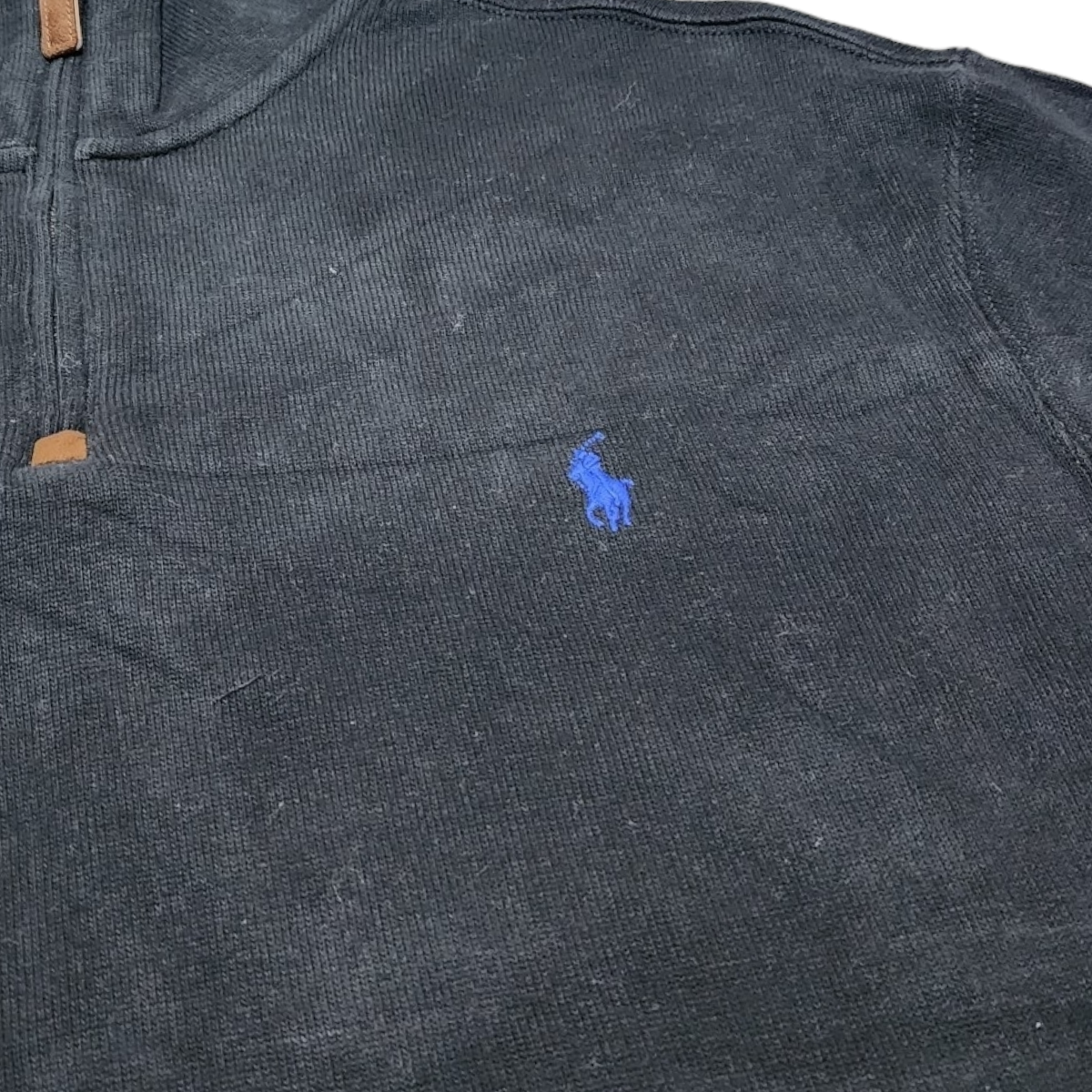 Sueter Polo Ralph Lauren Xgrande Xl Negro Pony Azul