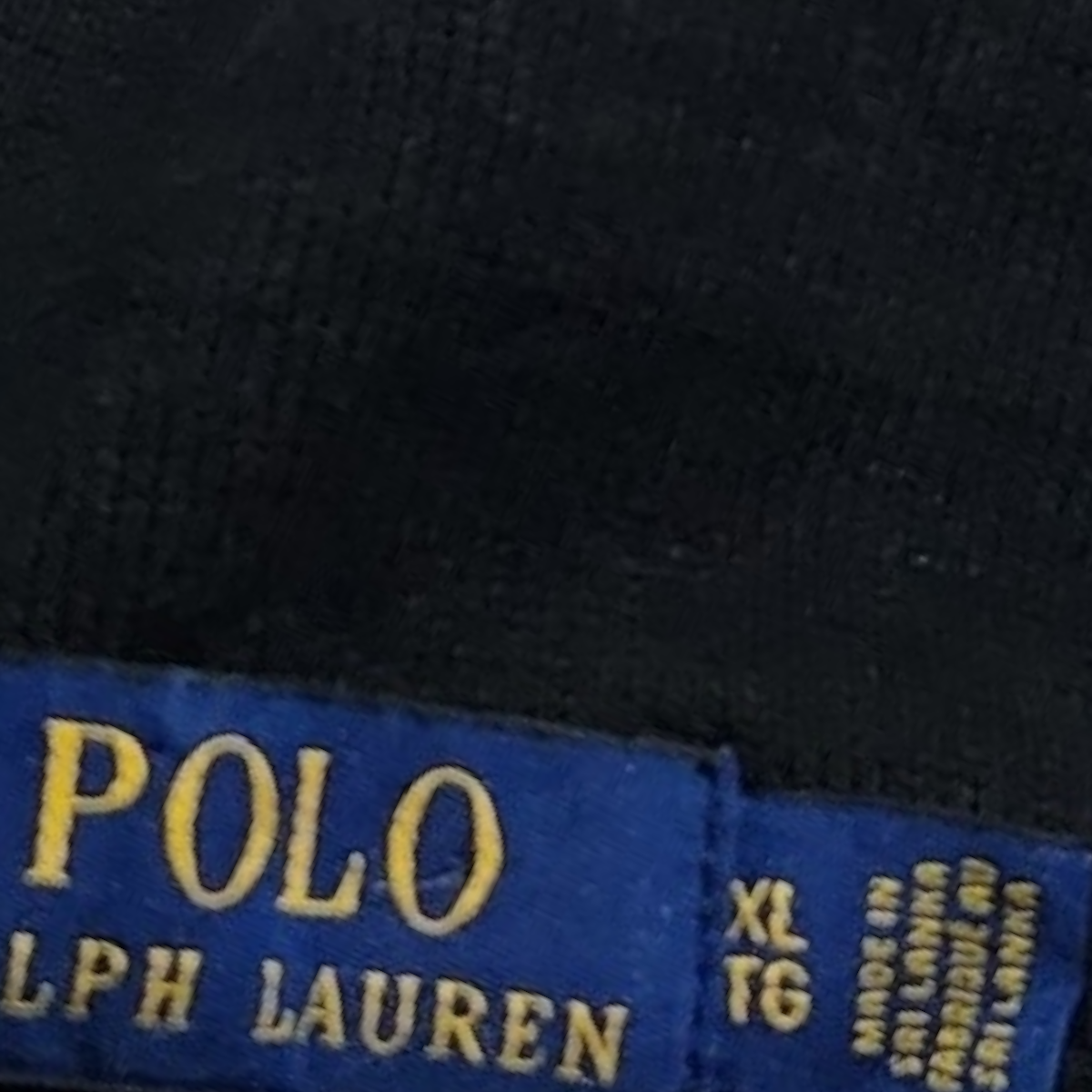 Sueter Polo Ralph Lauren Xgrande Xl Negro Pony Azul