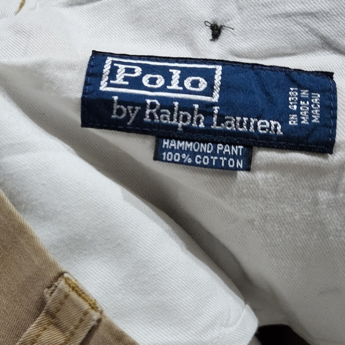 Pantalon Ralph Lauren 38x30 Recto Café