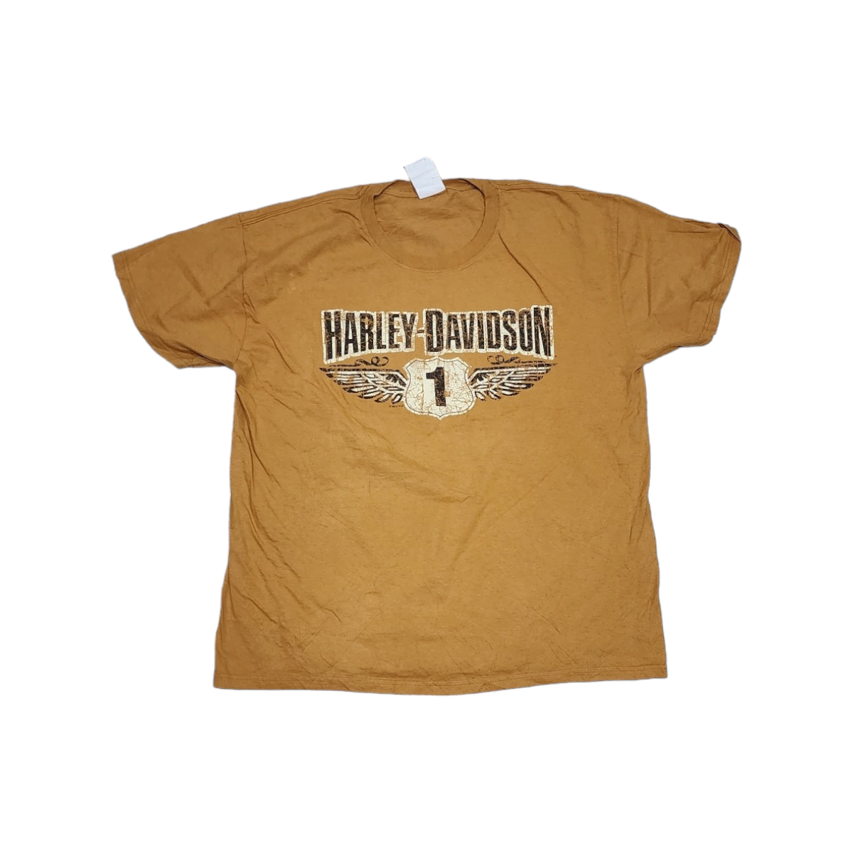 Playera Harley Davidson Xgrande Xl Liberty Mostaza