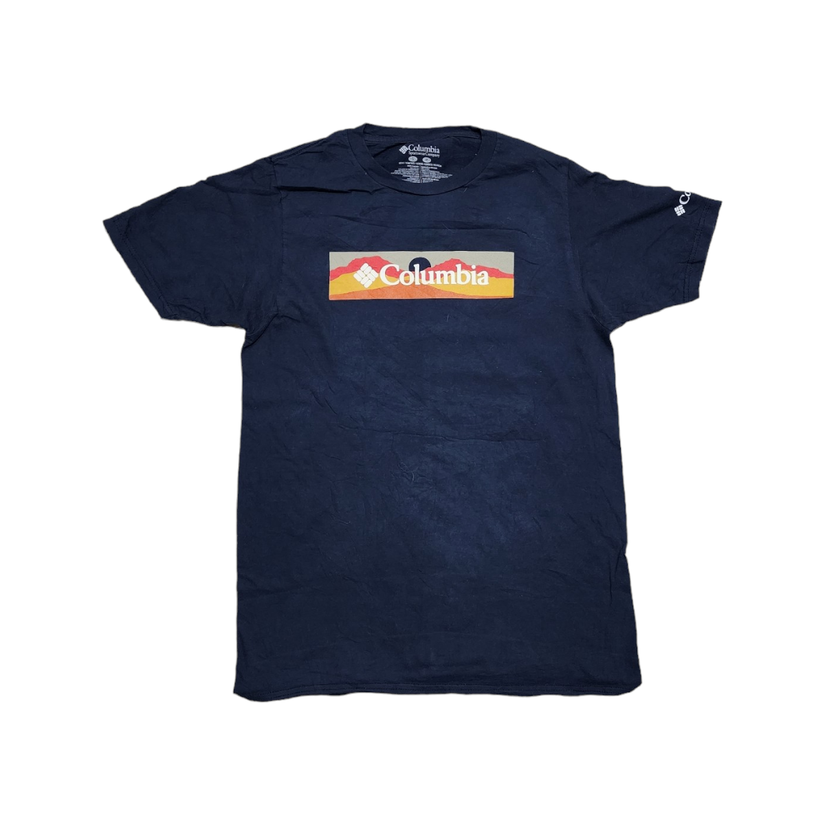 Playera Columbia Chico S Azul