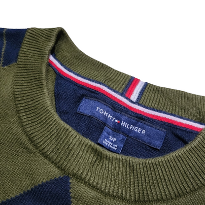 Sueter Tommy Hilfiger Chico S Verde Figuras