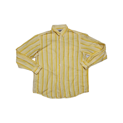 Camisa Michael Kors Grande L Amarillo Lineas