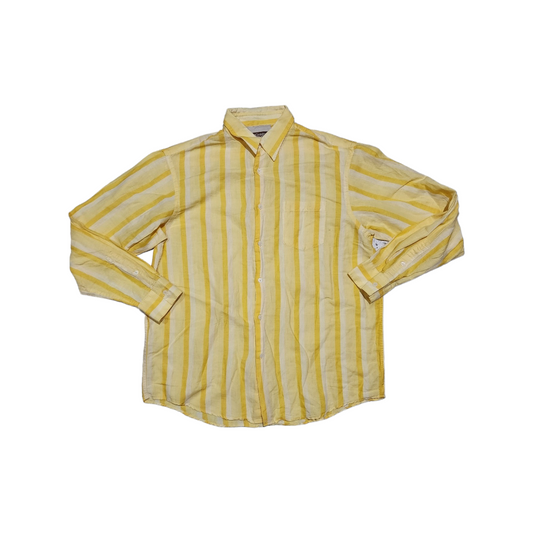 Camisa Michael Kors Grande L Amarillo Lineas