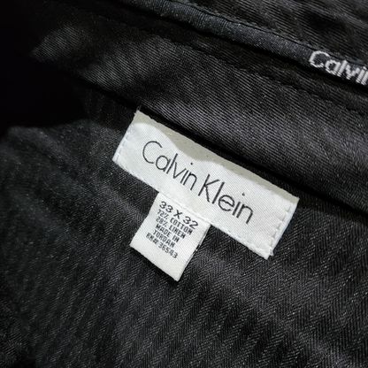 Pantalon Calvin Klein 32x32 negro Recto