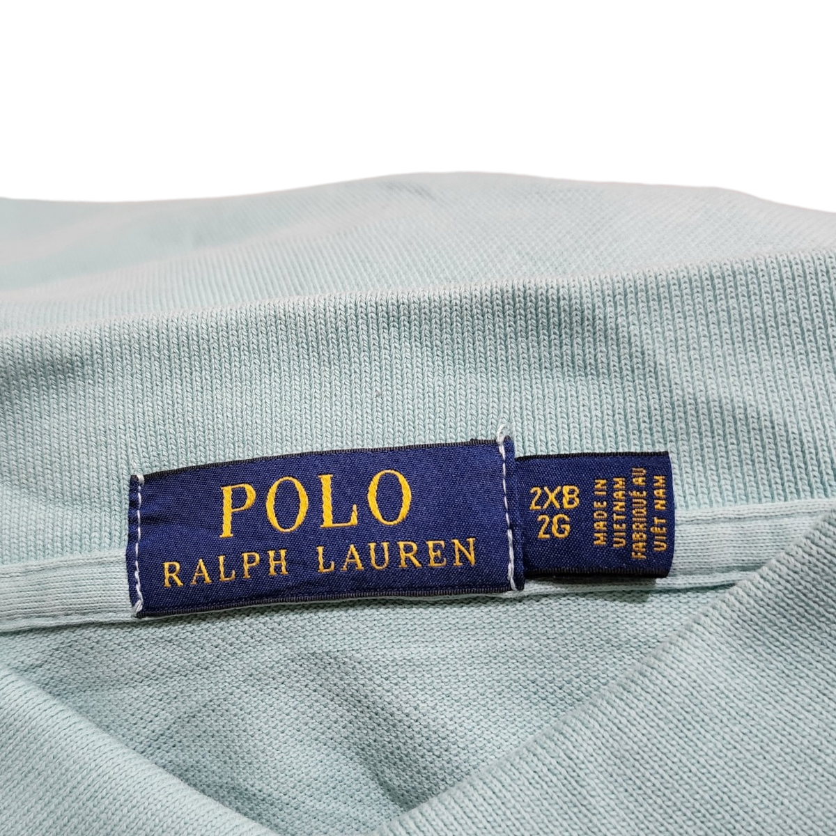 Playera Polo Ralph Lauren 2xl Big Azul Agua