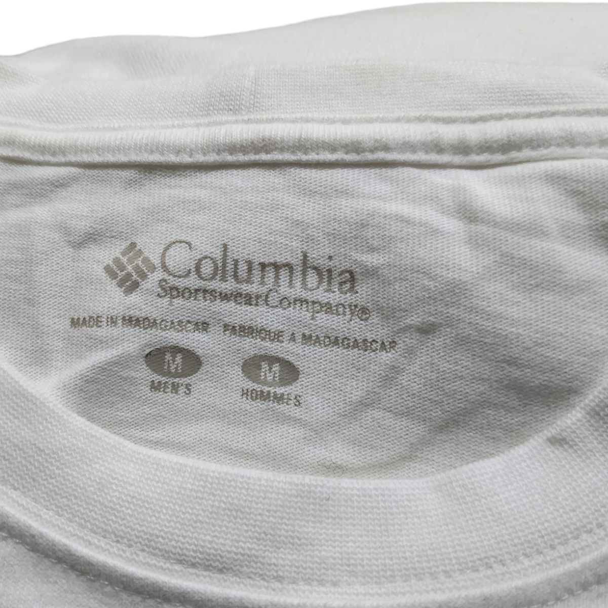 Playera Columbia Mediana M Blanca