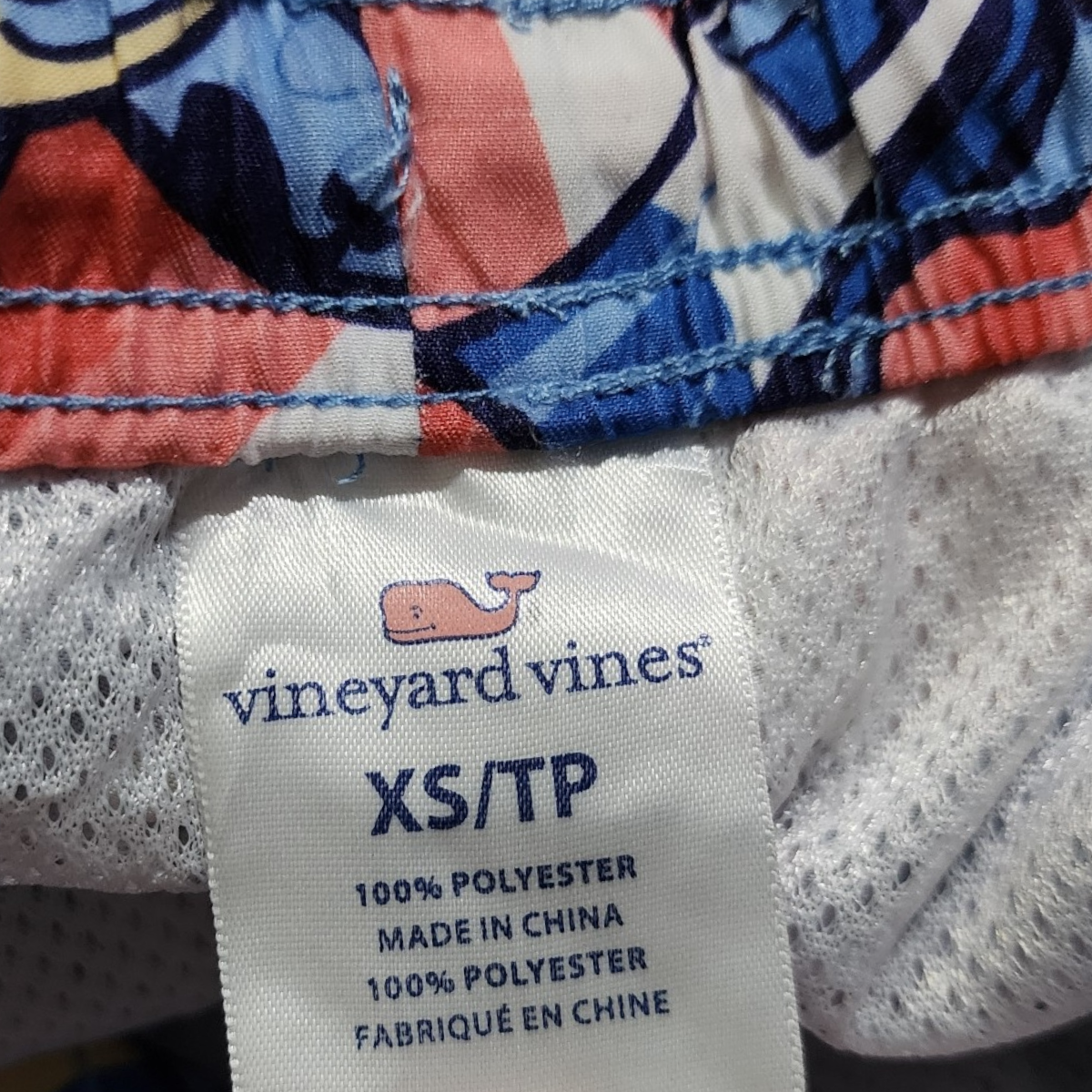 Bermuda Vineyard Vines Xchico Xs Figuras Azules