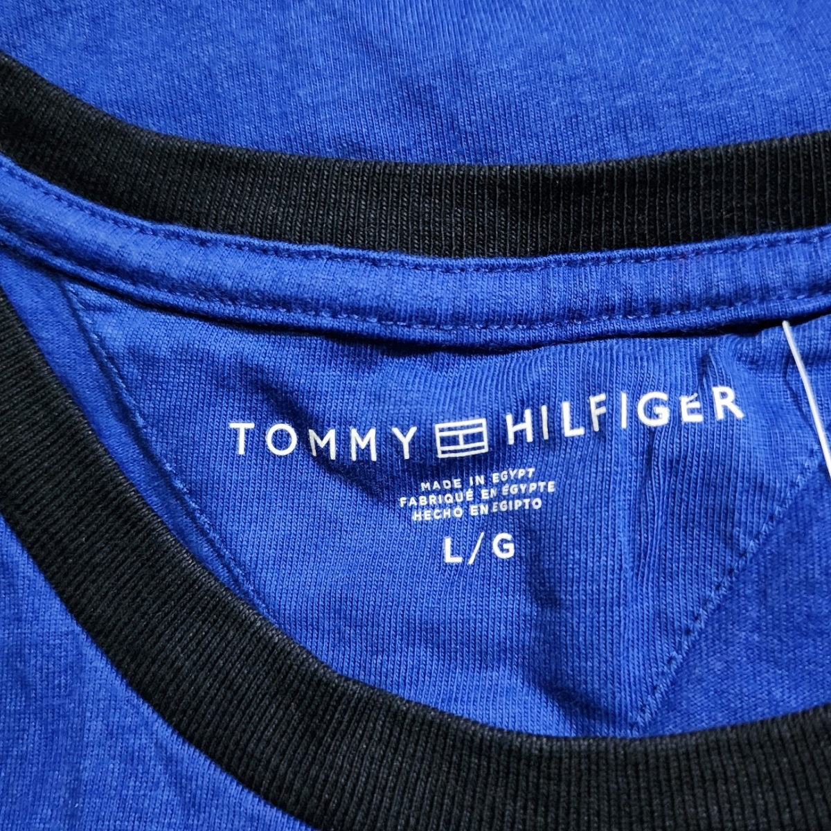 Playera Tommy Hilfiger Grande L Azul