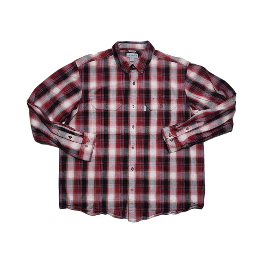 Camisa Carhartt Xgrande Xl Cuadros Rojo Relaxed Fit