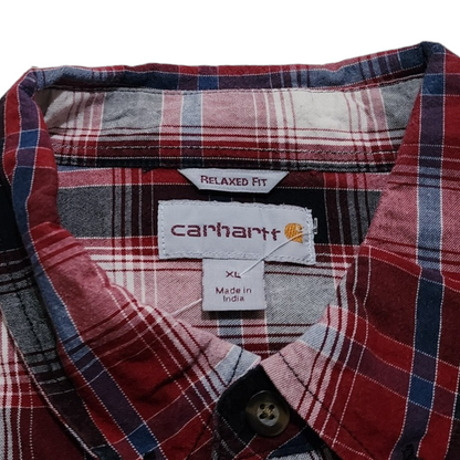 Camisa Carhartt Xgrande Xl Cuadros Rojo Relaxed Fit