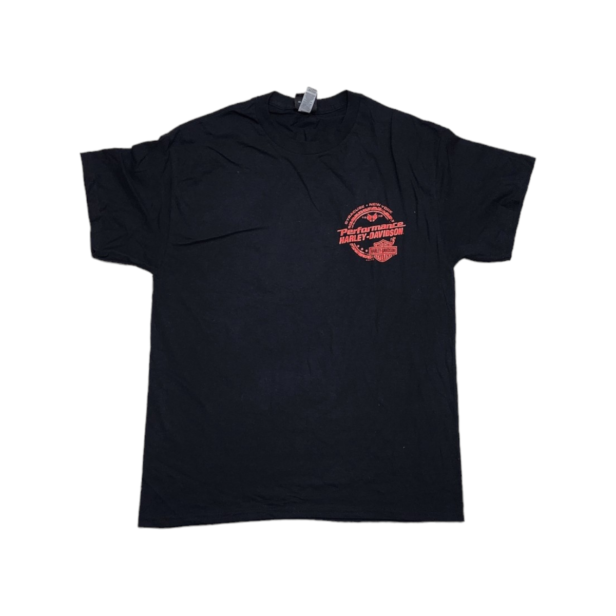 Playera Harley Davidson Grande L Negro Syracuse