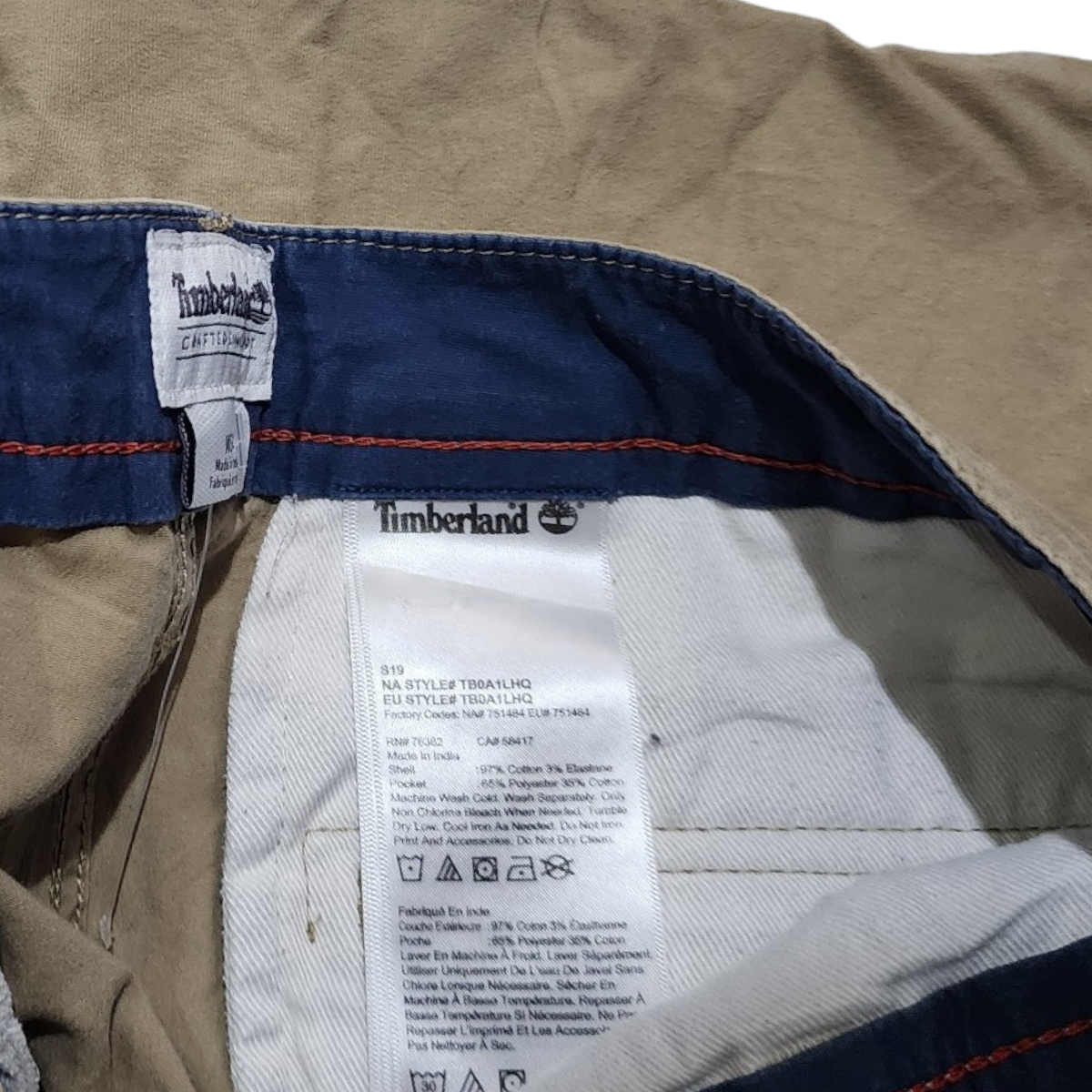 Bermuda Timberland Talla 34 Café