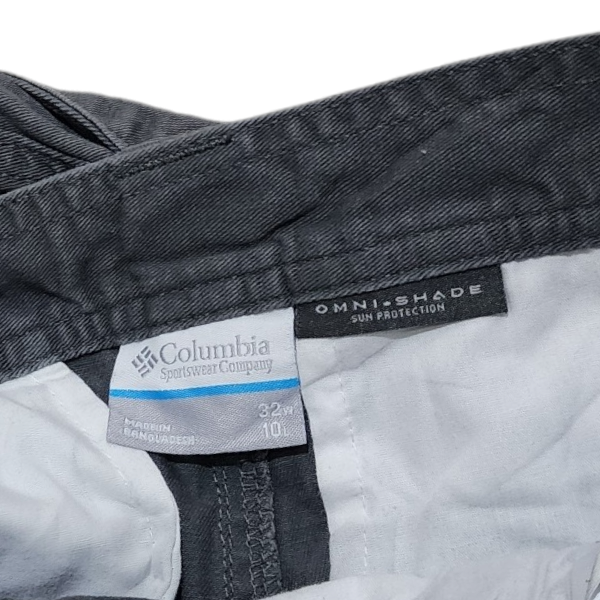 Bermuda Columbia Talla 32 Gris Omnishade