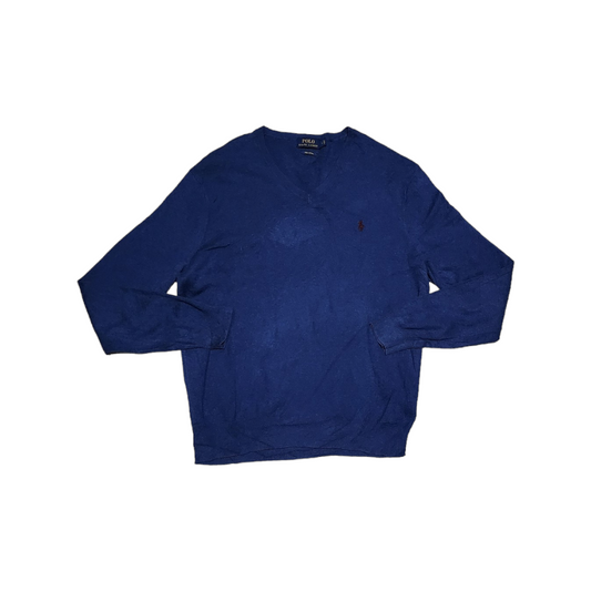 Sueter Polo Ralph Lauren Grande L Azul Pony Vino