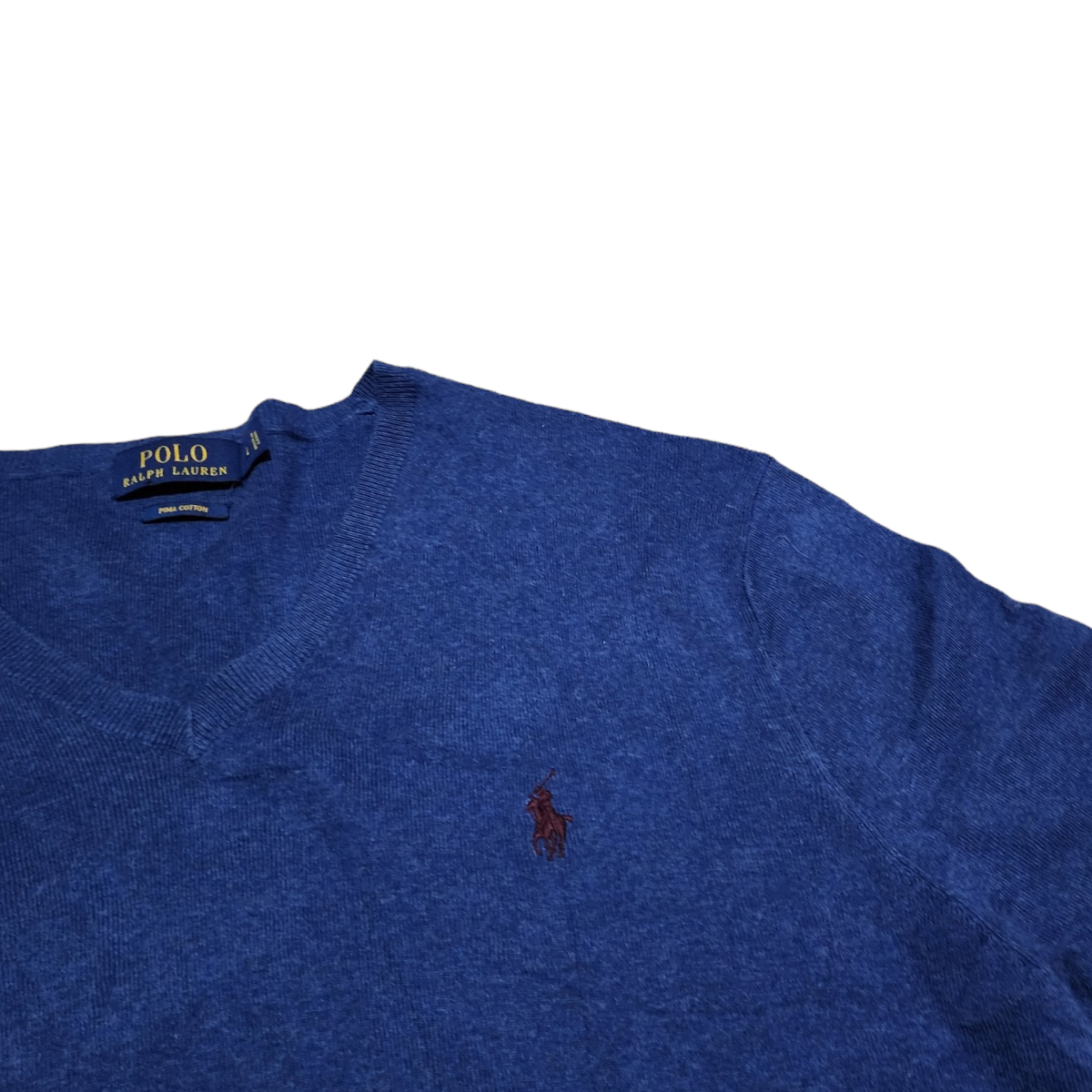 Sueter Polo Ralph Lauren Grande L Azul Pony Vino