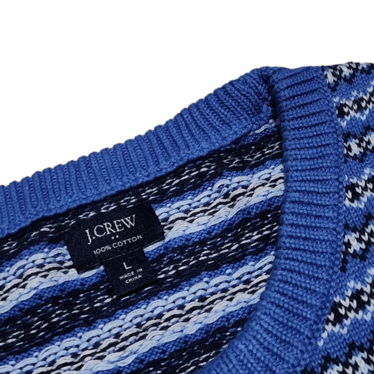 Sueter J.crew Grande L Azul