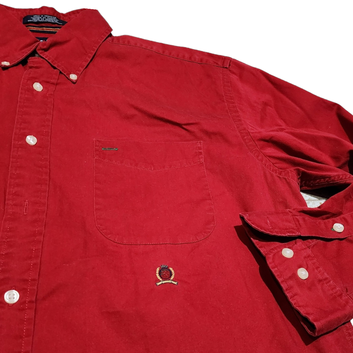 Camisa Tommy Hilfiger Grande L Rojo