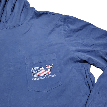 Playera Con Gorro Vineyard Vines Chico S Azul Deslavado