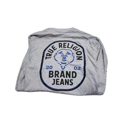 Playera Manga Larga True Religion Grande L Gris